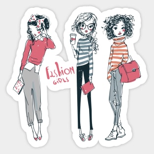 Fashion Girls Sticker